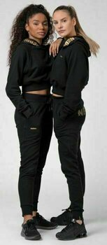 Fitness mikina Nebbia Golden Cropped Hoodie Black M Fitness mikina - 7