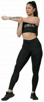 Fitness Hose Nebbia Gold Print Leggings Black S Fitness Hose - 4