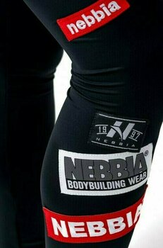 Fitness Hose Nebbia High Waist Labels Leggings Black S Fitness Hose - 3
