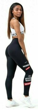 Fitness pantaloni Nebbia High Waist Labels Leggings Black L Fitness pantaloni - 6