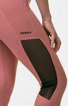 Fitness pantaloni Nebbia High-Waist Mesh Old Rose S Fitness pantaloni - 3