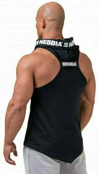 Fitness T-Shirt Nebbia No Excuses Tank Top Hoodie Black M Fitness T-Shirt - 2