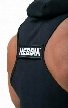 Fitness T-Shirt Nebbia No Excuses Tank Top Hoodie Black M Fitness T-Shirt - 4