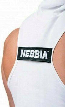 Fitness T-Shirt Nebbia No Excuses Tank Top Hoodie White L Fitness T-Shirt - 4