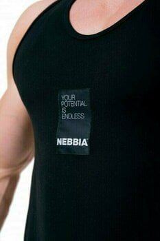 Fitness T-shirt Nebbia Tank Top Your Potential Is Endless Black XL Fitness T-shirt - 3