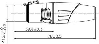 XLR-Stecker Enova XL23FB XLR-Stecker - 4