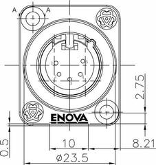 XLR-connector Enova XL15MB XLR-connector - 2