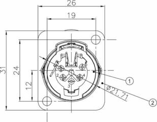 XLR-Stecker Enova XL15FB XLR-Stecker - 2