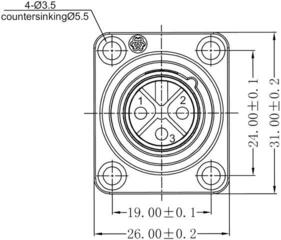 XLR-Stecker Enova XL13MB-W XLR-Stecker - 4