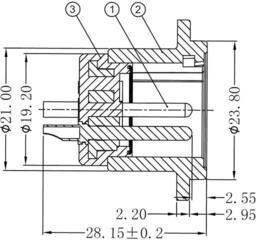 XLR-Stecker Enova XL13MB-W XLR-Stecker - 5