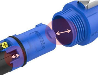 Speakon-Stecker Enova PO23FP-IN Speakon-Stecker - 2