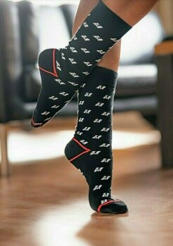 Fitness Socken Nebbia N-Pattern Knee-High Socks Black 35-38 Fitness Socken - 5