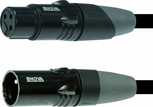 Καλώδιο Μικροφώνου Enova EC-A1-XLFM-1 Μαύρο χρώμα 1 μ. - 2