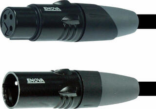 Mikrofonkabel Enova EC-A1-XLFM-3 Schwarz - 1