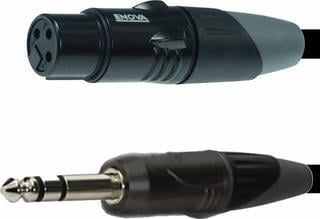 Mikrofonkabel Enova EC-A1-XLFPLM3-2 Schwarz - 1