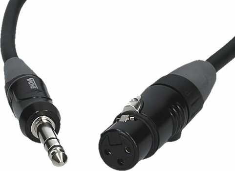 Mikrofónový kábel Enova EC-A1-XLFPLM3-1 Čierna 1 m - 3