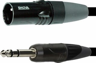 Mikrofonkabel Enova EC-A1-XLMPLM3-6 Schwarz - 1