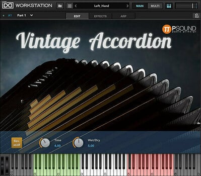 VST Instrument Studio -ohjelmisto PSound Vintage Accordion (Digitaalinen tuote) - 3
