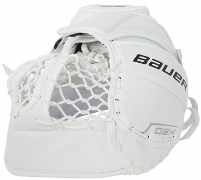 Goalie Catch Gloves Bauer GSX SR White Goalie Catch Gloves - 2