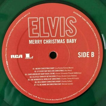 Vinyl Record Elvis Presley Merry Christmas Baby (Limited Edition) (LP) - 3