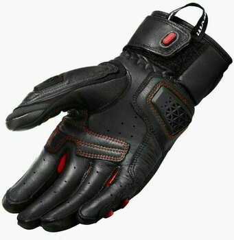 Guantes de moto Rev'it! Gloves Sand 4 Black/Red M Guantes de moto - 2
