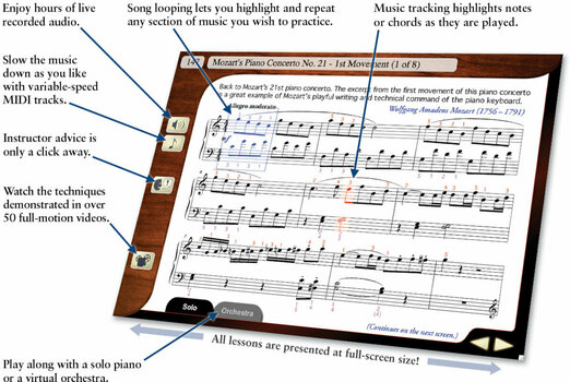 Software til undervisning eMedia Intermediate Piano Mac (Digitalt produkt) - 3