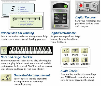 Programvara för utbildning eMedia Intermediate Piano Mac (Digital produkt) - 5