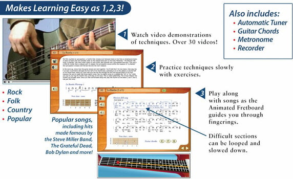 Programvara för utbildning eMedia Bass Method Win (Digital produkt) - 3