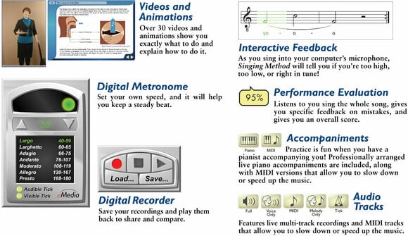 Programvara för utbildning eMedia Singing Method Mac (Digital produkt) - 6