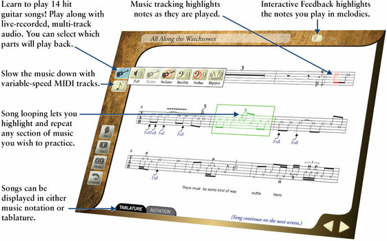 Výukový software eMedia Masters Rock Guitar Mac (Digitálny produkt) - 2