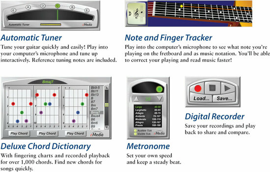 Software educativo eMedia Intermediate Guitar Method Win (Prodotto digitale) - 6