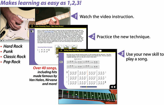 Programvara för utbildning eMedia Rock Guitar For Dummies Mac (Digital produkt) - 4