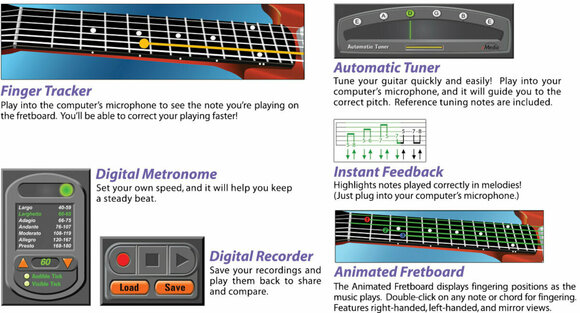 Software educativo eMedia Rock Guitar For Dummies Win (Prodotto digitale) - 5