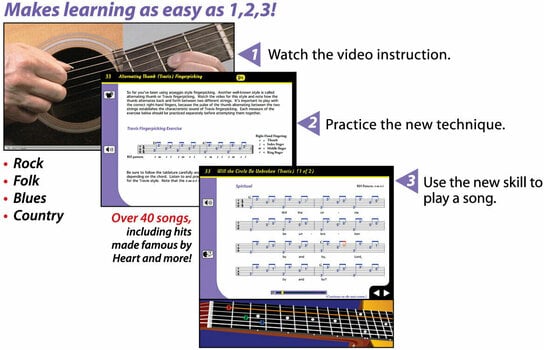 Programvara för utbildning eMedia Guitar For Dummies 2 Mac (Digital produkt) - 3