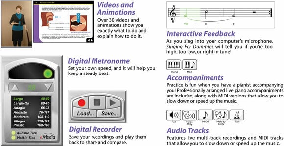 Programvara för utbildning eMedia Singing For Dummies Mac (Digital produkt) - 5