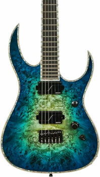 Guitare électrique BC RICH Shredzilla Extreme Exotic Cyan Blue - 2