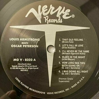 Vinyl Record Louis Armstrong - Louis Armstrong Meets Oscar Peterson (LP) - 3
