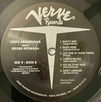 Vinyl Record Louis Armstrong - Louis Armstrong Meets Oscar Peterson (LP) - 4