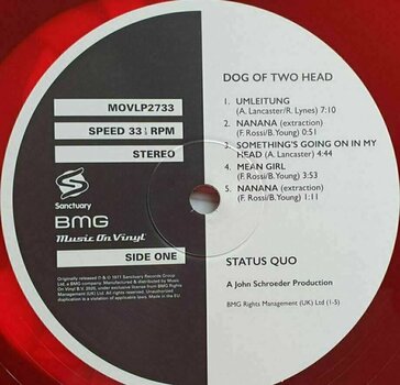 Vinyl Record Status Quo - Dog of Two Head (Gatefold Sleeve) (Red Coloured Vinyl) (LP) - 3