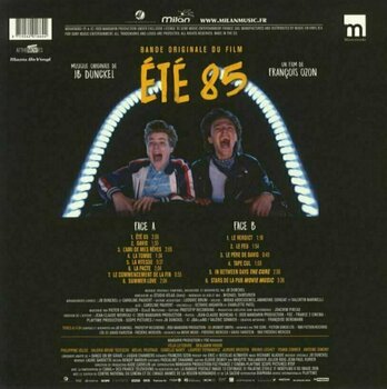 Vinyl Record JB Dunckel - ÉTÉ 85 (Summer of 85) Original Soundtrack (Orange Coloured Vinyl) (LP) - 3