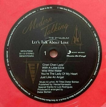 LP ploča Modern Talking - Let's Talk About Love The 2nd Album (Pink/Red Coloured Vinyl) (LP) - 2