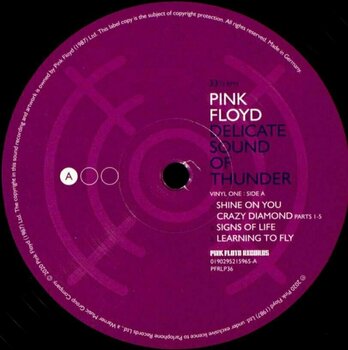 Vinyl Record Pink Floyd - Delicate Sound Of Thunder (3 LP) - 3
