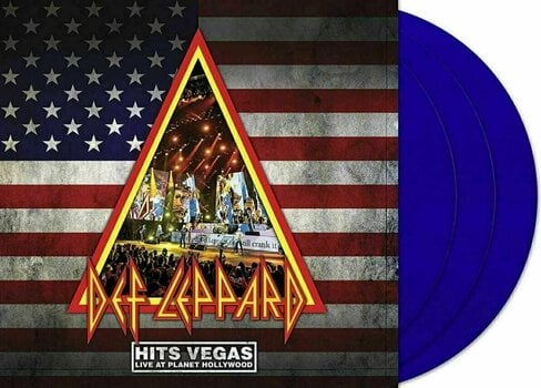 Disco in vinile Def Leppard - Hits Vegas (Blue Coloured) (3 LP) - 2