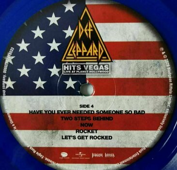 Płyta winylowa Def Leppard - Hits Vegas (Blue Coloured) (3 LP) - 6