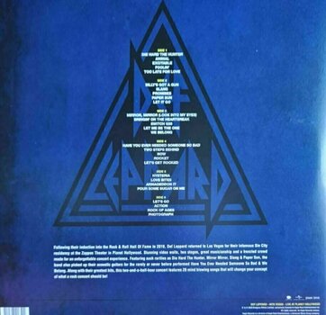 Płyta winylowa Def Leppard - Hits Vegas (Blue Coloured) (3 LP) - 9