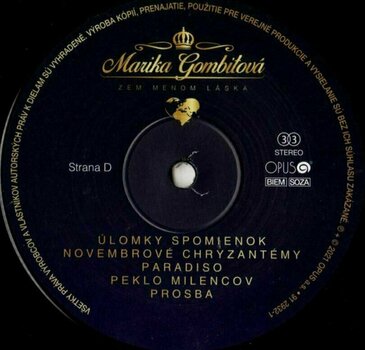 Vinyl Record Marika Gombitová - Zem menom láska (2 LP) - 5