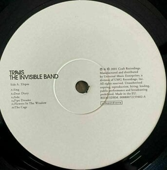 Vinyl Record Travis - The Invisible Band (LP) - 3
