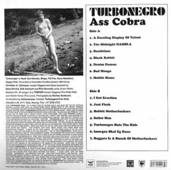 Vinyl Record Turbonegro - Ass Cobra (Reissue) (Yellow Coloured) (LP) - 3
