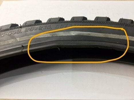 MTB bike tyre Schwalbe Marathon GT 365 26" (559 mm) Black 2.15 MTB bike tyre (Damaged) - 2