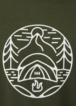 Friluftsliv T-shirt Helly Hansen Skog Recycled Graphic Forest Night S T-shirt - 5